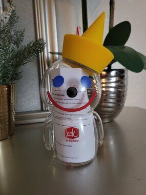 Jack in the Box Glass Sipper Cup Limited Edition 2026 - NEW IN BOX